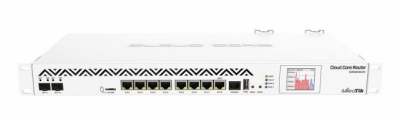 Router Mikrotik CCR1036-8G-2S+. 8 Cổng Gigabit Ethernet, 2 Cổng SFP, CPU 36 lõi x 1,2 GHz, RAM 4GB. Hỗ Trợ 1500+ Kết Nối