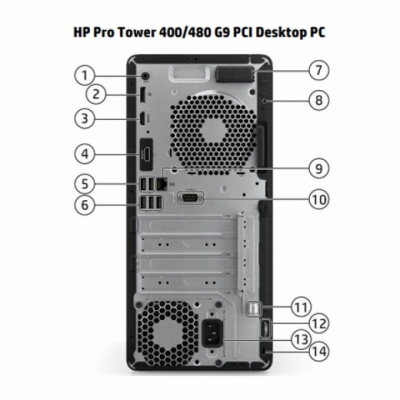 PC HP Prodesk 400 G9 MT 72K99PA (i5-12500/8GD4/256GSSD/W11SL/ĐEN