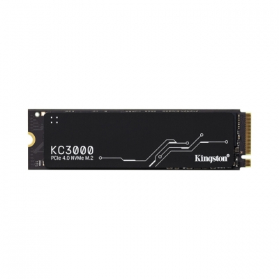 Ổ CỨNG SSD KINGSTON KC3000 512GB NVME M.2 2280 PCIE GEN 4 X 4 (ĐỌC 7000MB/S, GHI 3900MB/S)-(SKC3000S/512G)