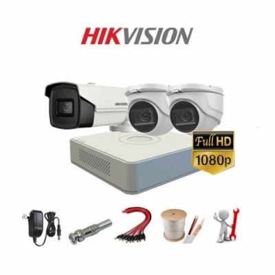 Trọn bộ 3 Camera 2MP-1080P (có Mic thu âm thanh)