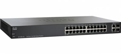 24-Port 10/100 Ethernet Smart Switch Cisco SF200-24