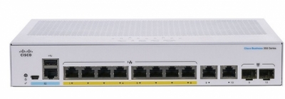 10-port Gigabit Ethernet PoE Managed Switch CISCO CBS350-8P-E-2G-EU