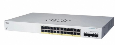 28-Port Gigabit Ethernet PoE Smart Switch CISCO CBS220-24FP-4G-EU