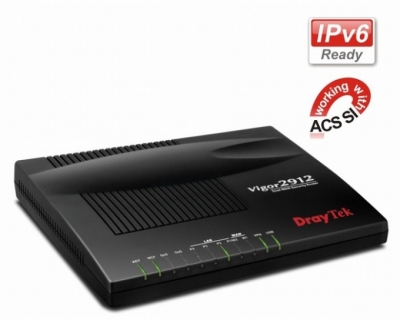 VPN, FIREWALL DUAL-WAN LOAD BALANCING BROADBAND ROUTER DRAYTEK VIGOR2912