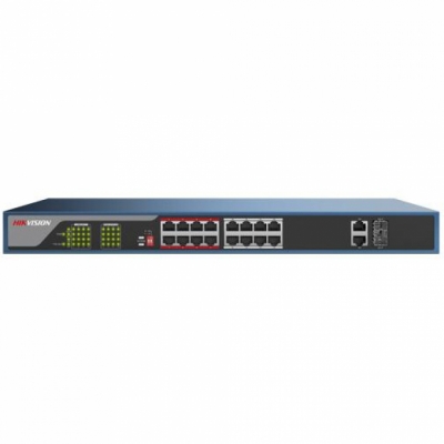 Switch PoE 16 cổng 100M Hikvision DS-3E0318P-E/M