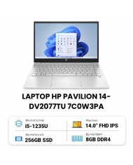 Laptop HP Pavilion 14-dv2077TU 7C0W3PA (Core i5 1235U/ 8GB/ 256GB SSD/ Intel Iris Xe Graphics/ 14.0inch Full HD/ Windows 11 Home/ Silver/ Hợp kim nhôm)