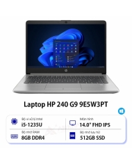 Laptop HP 240 G9 9E5W3PT (Core i5 1235U/ 8GB/ 512GB SSD/ Intel Iris Xe Graphics/ 14.0inch Full HD/ Windows 11 Home/ Silver)
