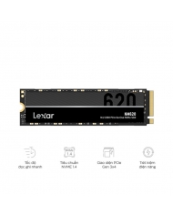 Ổ CỨNG SSD LEXAR NM620 256GB M.2 2280 PCIE 3.0X4 (ĐOC 3000MB/S - GHI 1300MB/S) - (LNM620X256G-RNNNG)