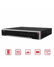 Đầu thu camera IP 8K 16 kênh Hikvision DS-7716NI-M4 hỗ trợ 4 SATA 14TB và 1 eSATA, 3 cổng USB