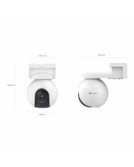 Camera Wifi quay quét dùng pin EZVIZ EB8 4G 2K