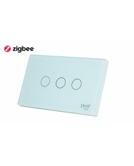 CÔNG TẮC JAVIS 3 GANG CHỮ NHẬT ZIGBEE