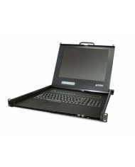 Drawer 8 Port Combo Free IP KVM Console with 17 inch LCD Display PLANET IKVM-17080