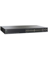 24-port 10/100Mbps + 4-Port Gigabit Stackable Managed Switch Cisco SF500-24-K9-G5