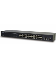 24-Port 10/100Mbps +2-port Gigabit Ethernet Switch PLANET FGSW-2620