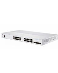 24-Port Gigabit Ethernet + 4-Port 10 Gigabit SFP+ Smart Switch CISCO CBS250-24T-4X-EU
