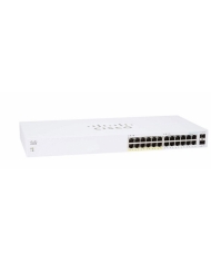 24-Port Gigabit Ethernet + 2-port SFP PoE Unmanaged Switch CISCO CBS110-24PP-EU