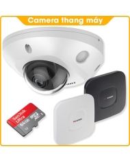 Combo Camera Thang Máy Hikvision 2.0MP Cao Cấp- Có Âm Thanh